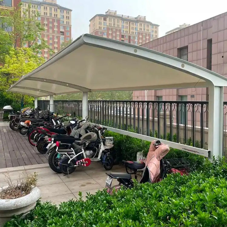 肇州县膜结构电动车棚